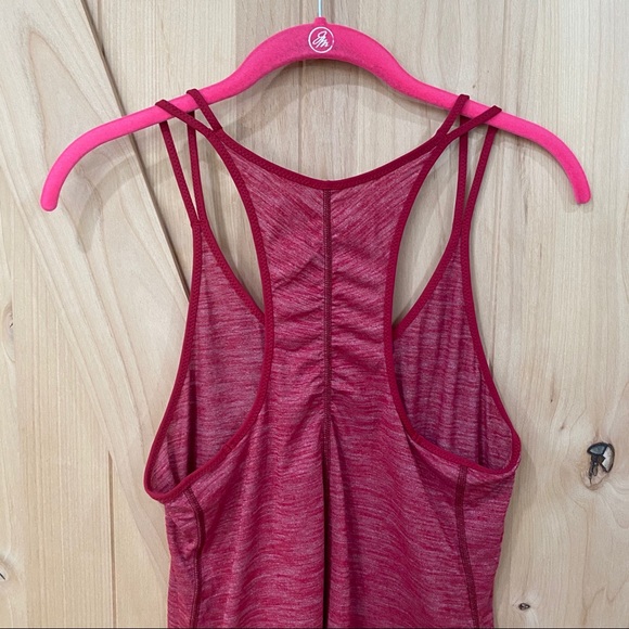 Lululemon What The Sport Singlet Size 6 Cranberry - Picture 7 of 12